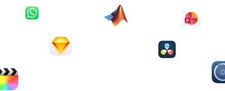 Σύμβολα από διάφορα apps είναι τοποθετημένα γύρω από ένα κείμενο που γράφει: Άσε τα apps σου να πετάξουν