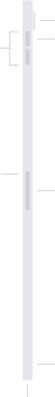 Side diagram of the iPad Air